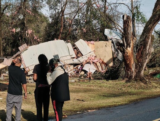 Tornado damage in Alabama, Mount Vernon, Usa - 12 Jan 2023