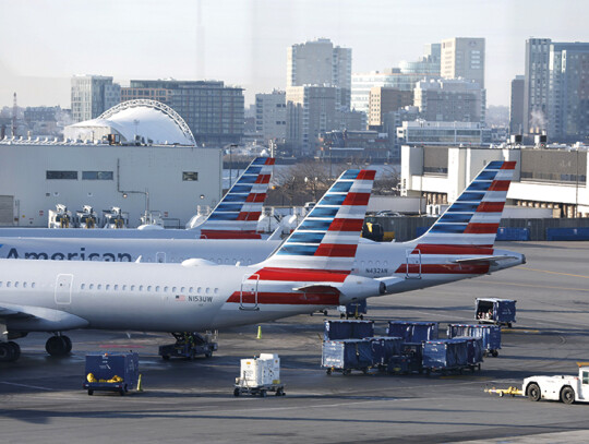 US flights grounded, Boston, USA - 11 Jan 2023