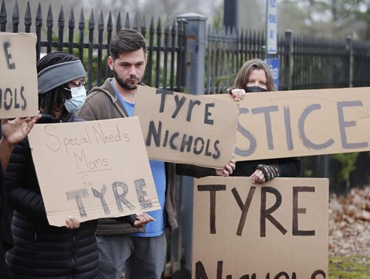 Reaction to Video Footage of Tyre Nichols in Memphis, USA - 29 Jan 2023