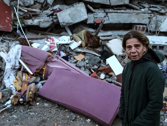 Search for survivors continues after major earthquake hits Turkey and Syria, Hatay - 07 Feb 2023