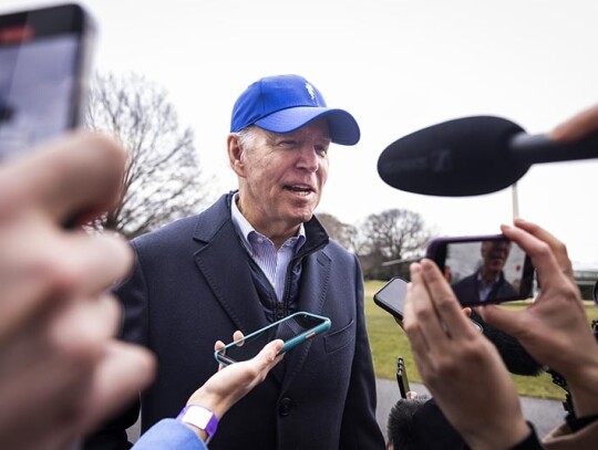 Biden returns to White House from Camp David, Washington, USA - 06 Feb 2023