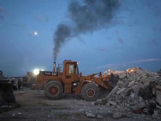 Rescuers search for survivors after major earthquake in Idlib, Syria - 08 Feb 2023