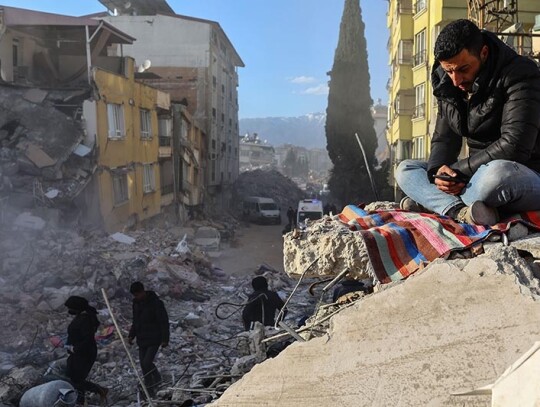 Search operations continue in Hatay following powerful earthquake, Turkey - 15 Feb 2023