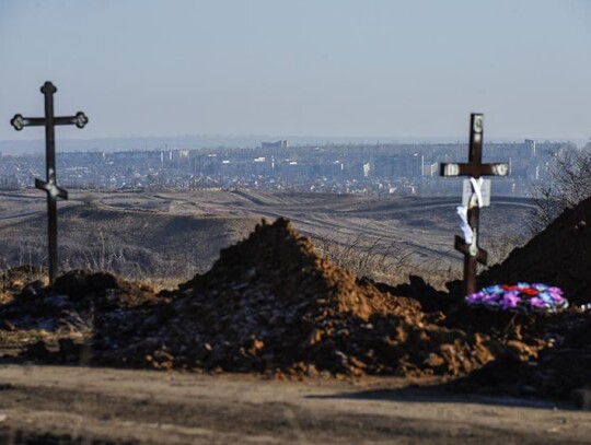 Civilians' daily life in the fronline town Bakhmut, Ukraine - 24 Jan 2023