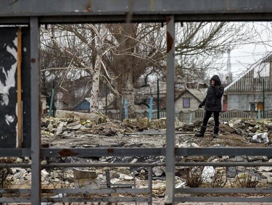 Civilian people life in fronline town Bakmut, Bakhmut, Ukraine - 21 Jan 2023