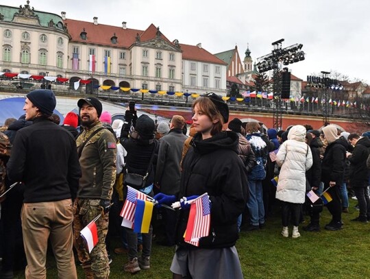 US president Joe Biden visits Poland, Warsaw - 21 Feb 2023