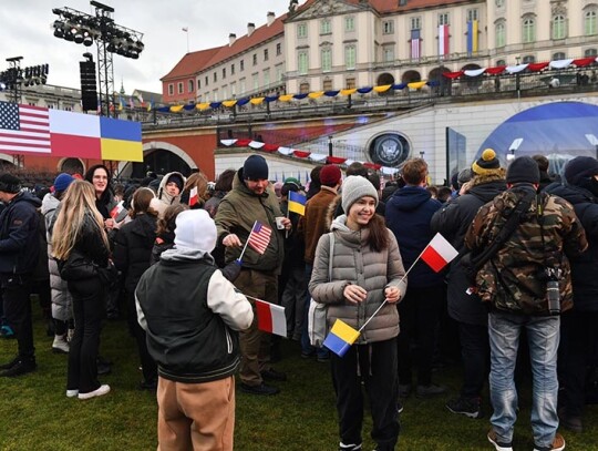 US president Joe Biden visits Poland, Warsaw - 21 Feb 2023