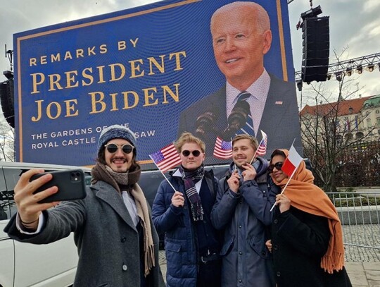 US president Joe Biden visits Poland, Warsaw - 21 Feb 2023