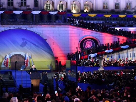 US president Joe Biden visits Poland, Warsaw - 21 Feb 2023