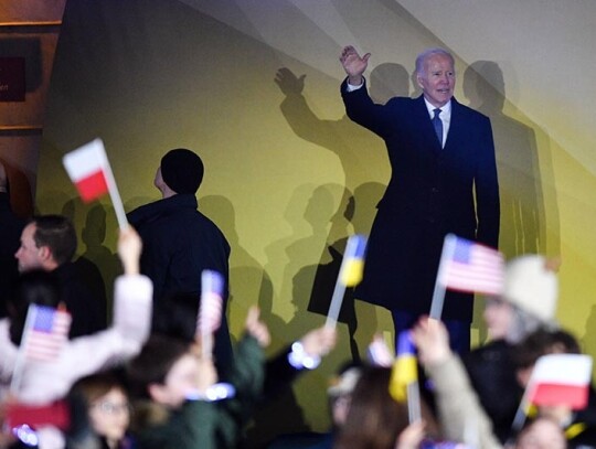 US president Joe Biden visits Poland, Warsaw - 21 Feb 2023