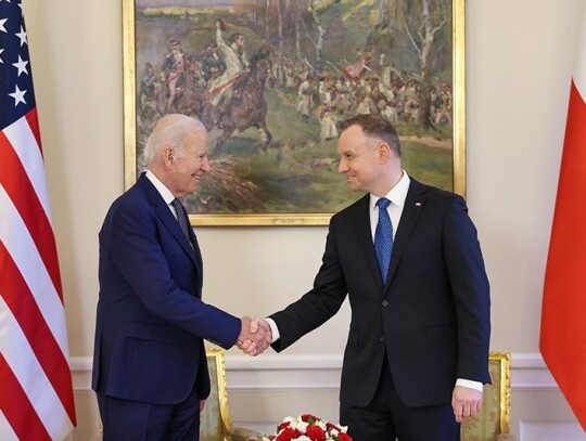 US president Joe Biden visits Poland, Warsaw - 21 Feb 2023