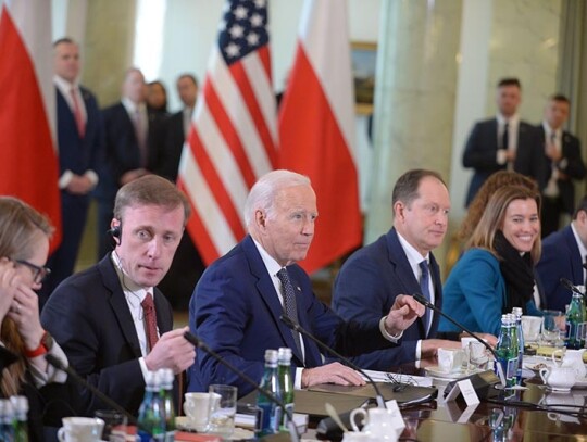 US president Joe Biden visits Poland, Warsaw - 21 Feb 2023