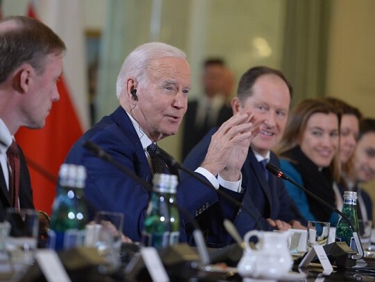 US president Joe Biden visits Poland, Warsaw - 21 Feb 2023