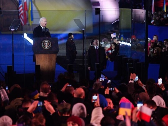 US president Joe Biden visits Poland, Warsaw - 21 Feb 2023