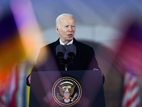 US president Joe Biden visits Poland, Warsaw - 21 Feb 2023