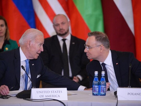 Extraordinary Summit of NATO's Bucharest Nine in Warsaw, Poland - 22 Feb 2023