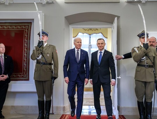 US president Joe Biden visits Poland, Warsaw - 21 Feb 2023