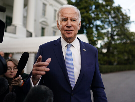 US President Biden leaves Washington DC for Delaware, USA - 24 Feb 2023