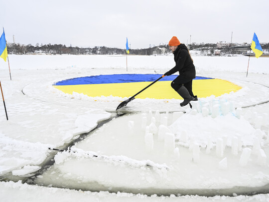 Finland marks first anniversary of Russia's invasion of Ukraine, Helsinki - 24 Feb 2023