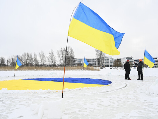 Finland marks first anniversary of Russia's invasion of Ukraine, Helsinki - 24 Feb 2023