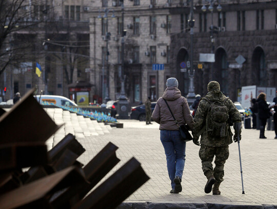 Daily life in Kyiv amid the Russian invasion, Ukraine - 22 Feb 2023