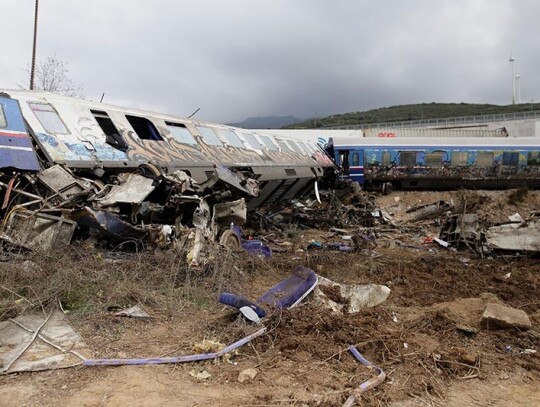 Dozens killed in train collision in Larissa, Greece - 01 Mar 2023