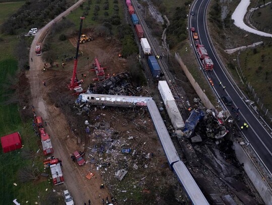 Dozens killed in train collision in Larissa, Greece - 01 Mar 2023