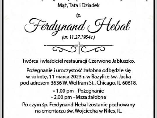 Obt-Ferdynand Hebal