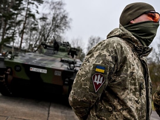 Ukrainian soldiers undergo training on German infantry fighting vehicles, Munster, Germany - 20 Feb 2023