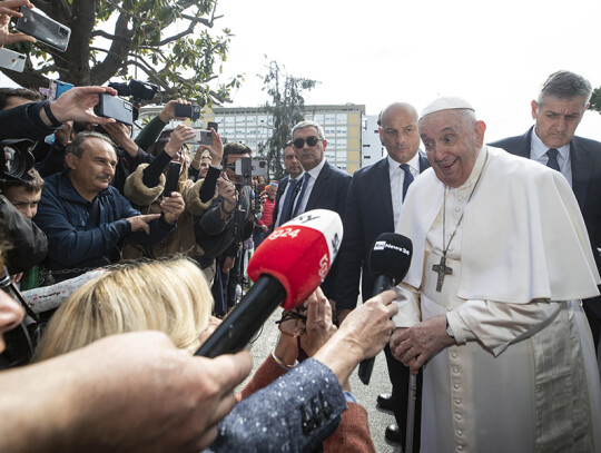 Pope Francis discharged from hospital, Rome, Italy - 01 Apr 2023