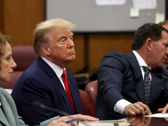 Indictment of Former US President Donald J. Trump, New York, USA - 04 Apr 2023