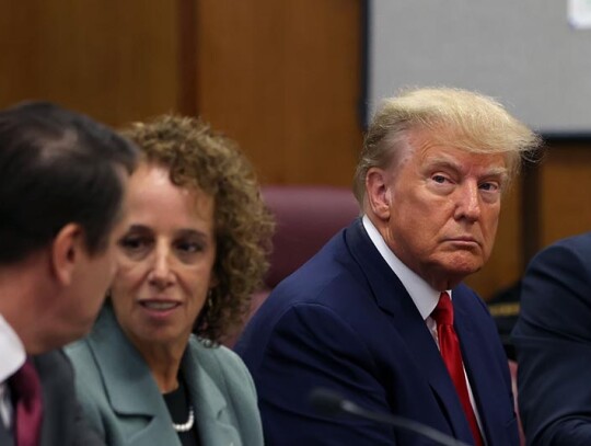 Indictment of Former US President Donald J. Trump, New York, USA - 04 Apr 2023