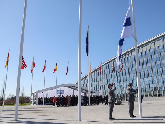 Finland officialy joins the NATO, Brussels, Belgium - 04 Apr 2023