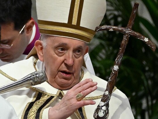 Pope Francis leads the Mass of the Chrism, Vatican City, Vatican City State Holy See - 06 Apr 2023