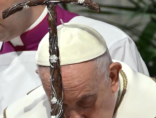 Pope Francis leads the Mass of the Chrism, Vatican City, Vatican City State Holy See - 06 Apr 2023