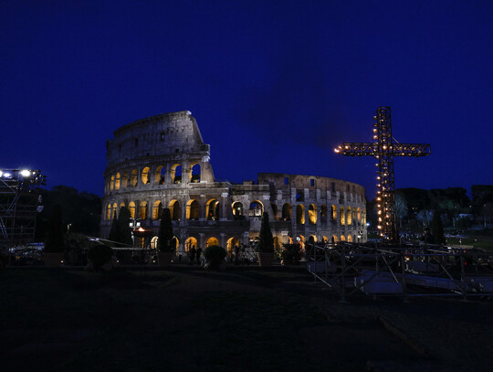 Way of the Cross at the Colosseum in Rome, Italy - 07 Apr 2023