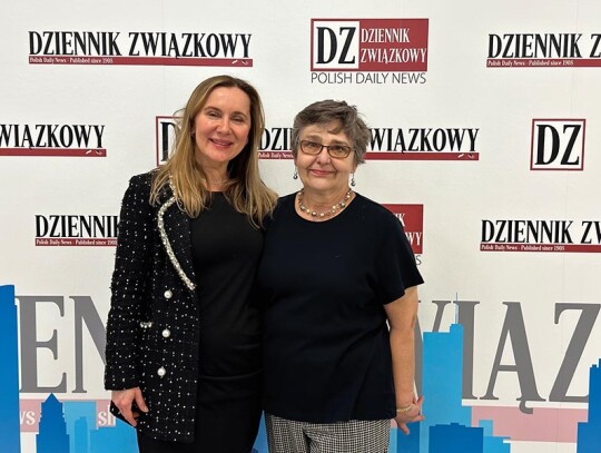 Julita Siegiel i Barbara Kożuchowska fot. arch. Dziennika Związkowego