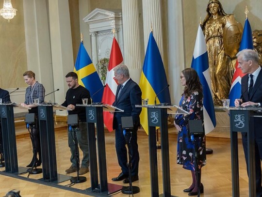 Ukrainian President Zelensky visits Finland, Helsinki - 03 May 2023