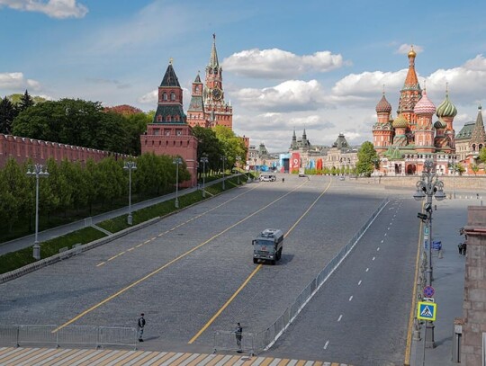 Anti-drones restriction and situation around Moscow Kremlin, Russian Federation - 04 May 2023