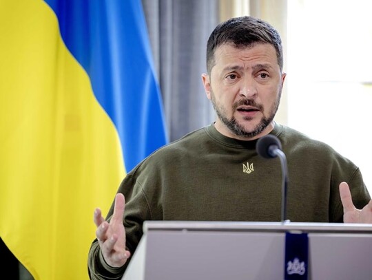 Ukrainian President Volodymyr Zelensky visits the Netherlands, Den Haag - 04 May 2023