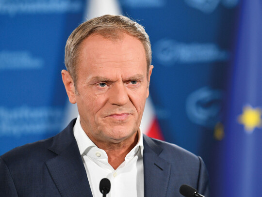 Leader of Civic Platform Donald Tusk press conference, Warsaw, Poland - 18 Oct 2022