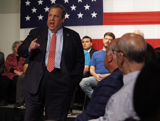 Chris Christie announces candidacy for US President, Manchester, USA - 06 Jun 2023