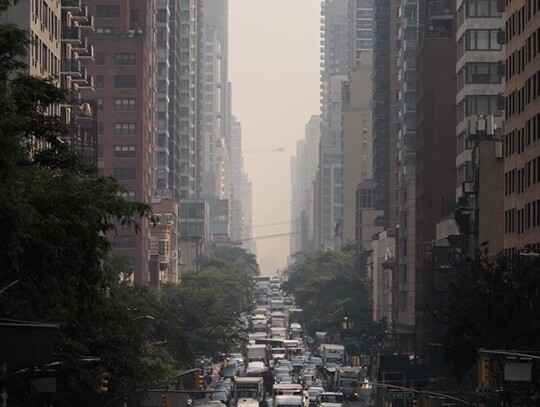 Low Air Quality in New York City from Canadian Wildfires, USA - 08 Jun 2023