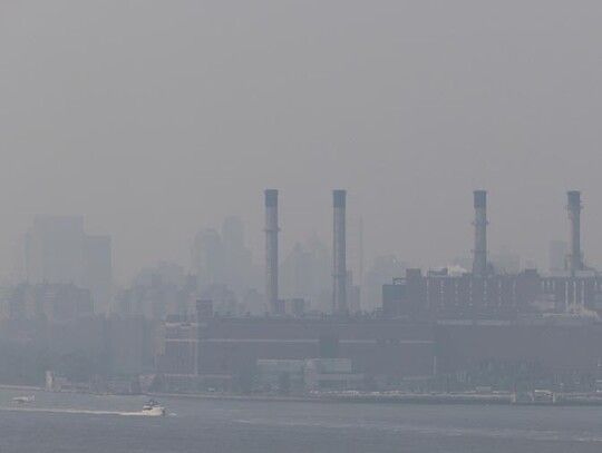 Low Air Quality in New York City from Canadian Wildfires, USA - 08 Jun 2023