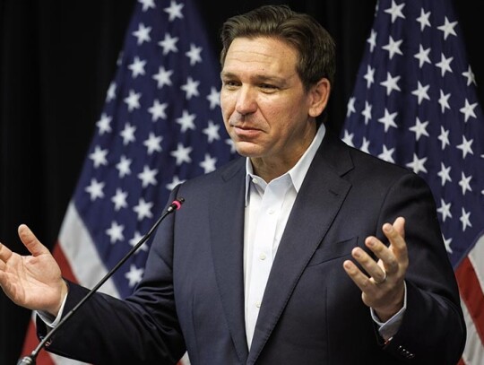 Republican presidential candidate and Florida Governor Ron DeSantis campaigns in New Hampshire, Laconia, USA - 01 Jun 2023