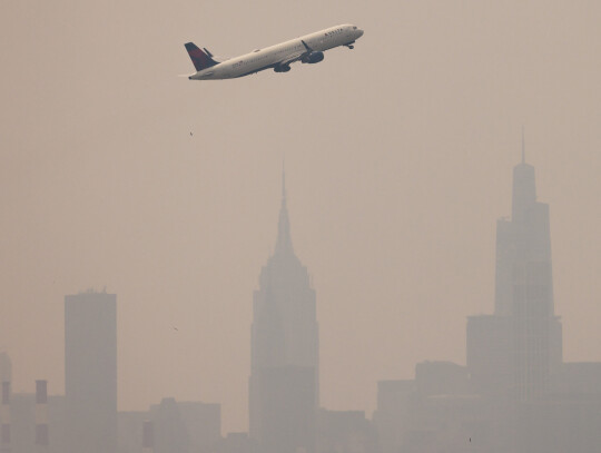 Low Air Quality in New York City from Canadian Wildfires, USA - 08 Jun 2023