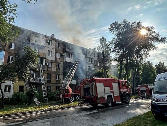 At least three dead after missile strike on Kryvyi Rih, central Ukraine - 13 Jun 2023