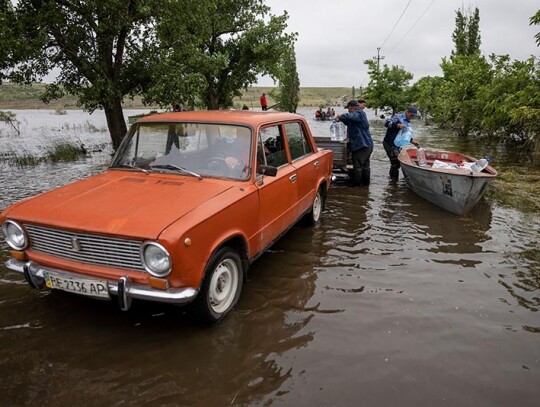 Flood in the Mykolaiv region following dam collapse, Ukraine - 12 Jun 2023