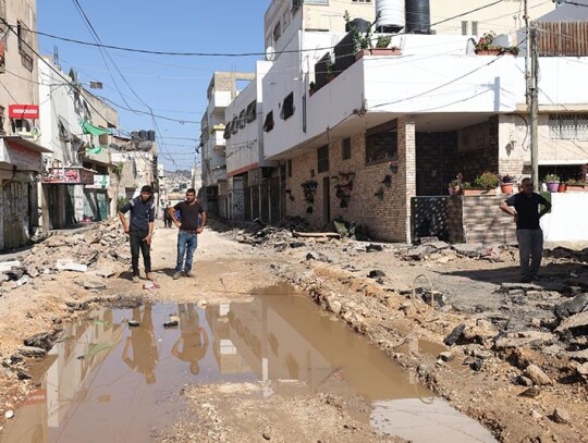 Damages after Israeli army announces withdrawal from Jenin - 05 Jul 2023