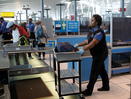 New TSA security checkpoints at JFK, Queens, USA - 17 May 2017